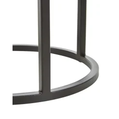 Tavolino Rotondo In Metallo Circle