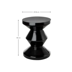 Tavolino Rotondo Zig Zag