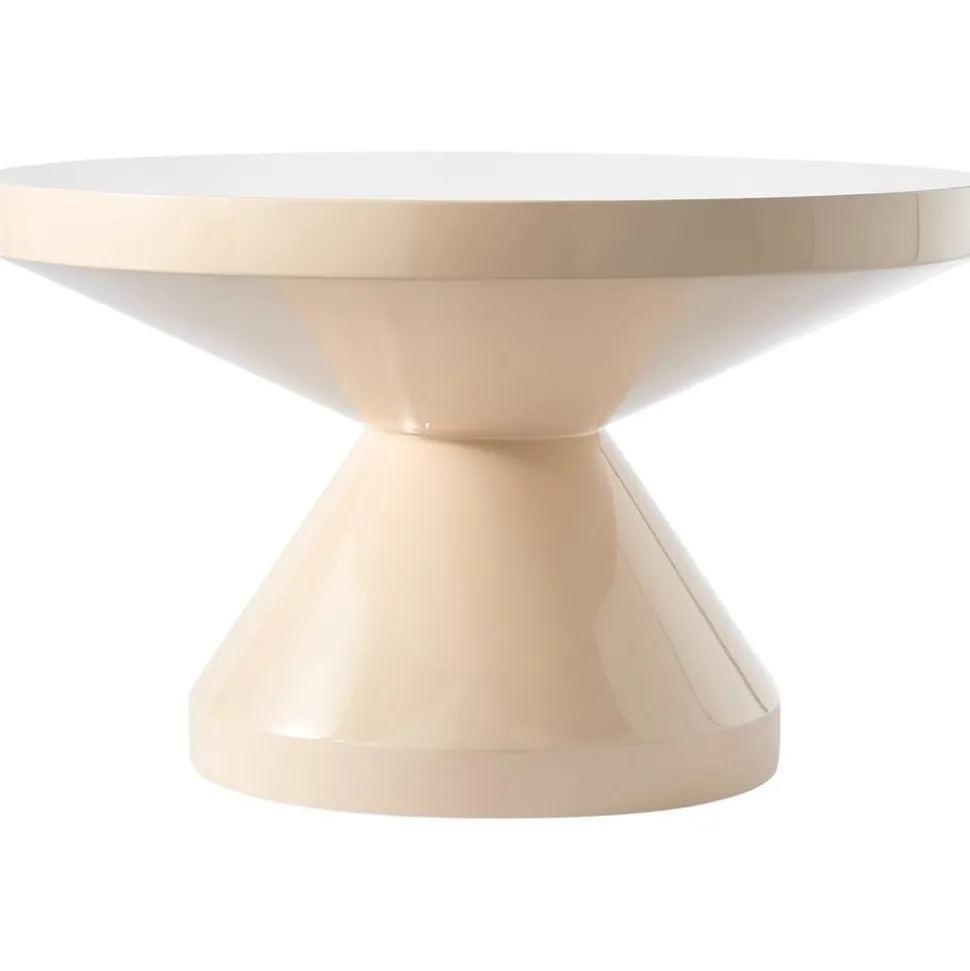 Tavolino Rotondo Zig Zag