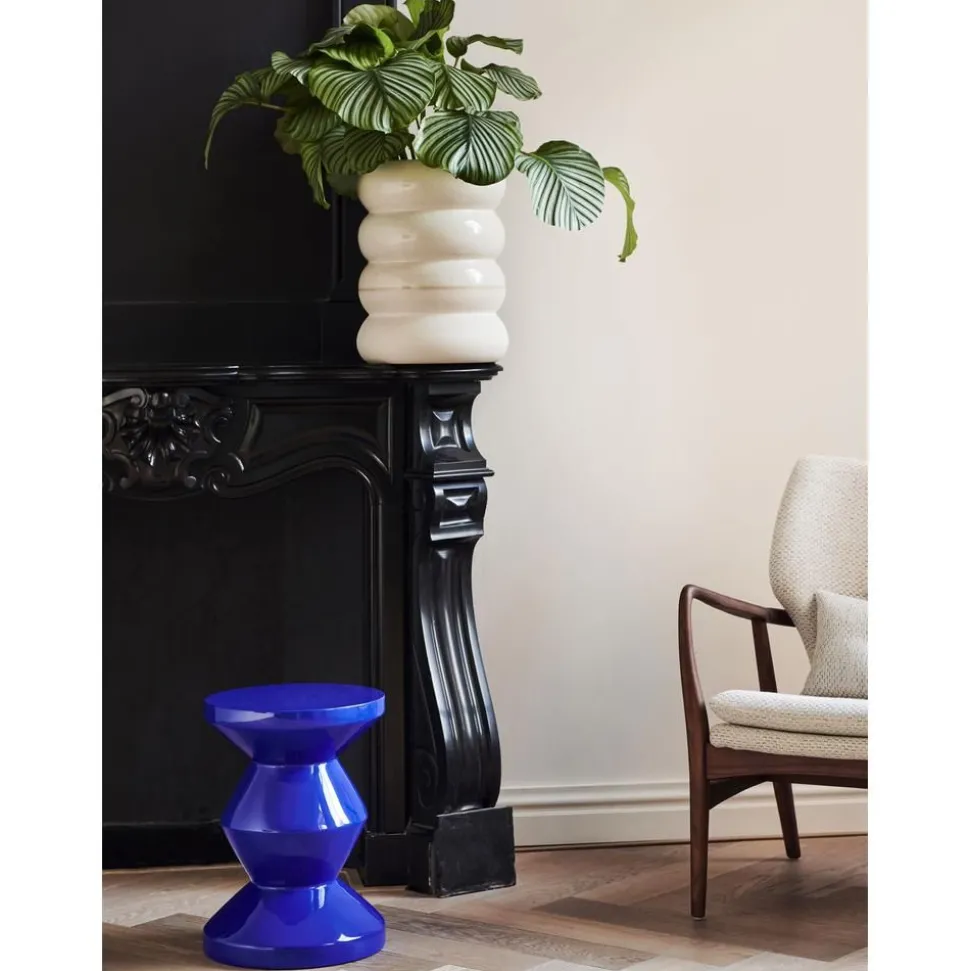 Tavolino Rotondo Zig Zag