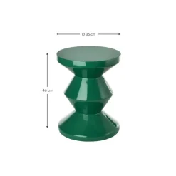 Tavolino Rotondo Zig Zag