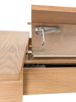 Tavolo Allungabile In Legno Di Frassino Glimps, 120 - 162 X 80 Cm