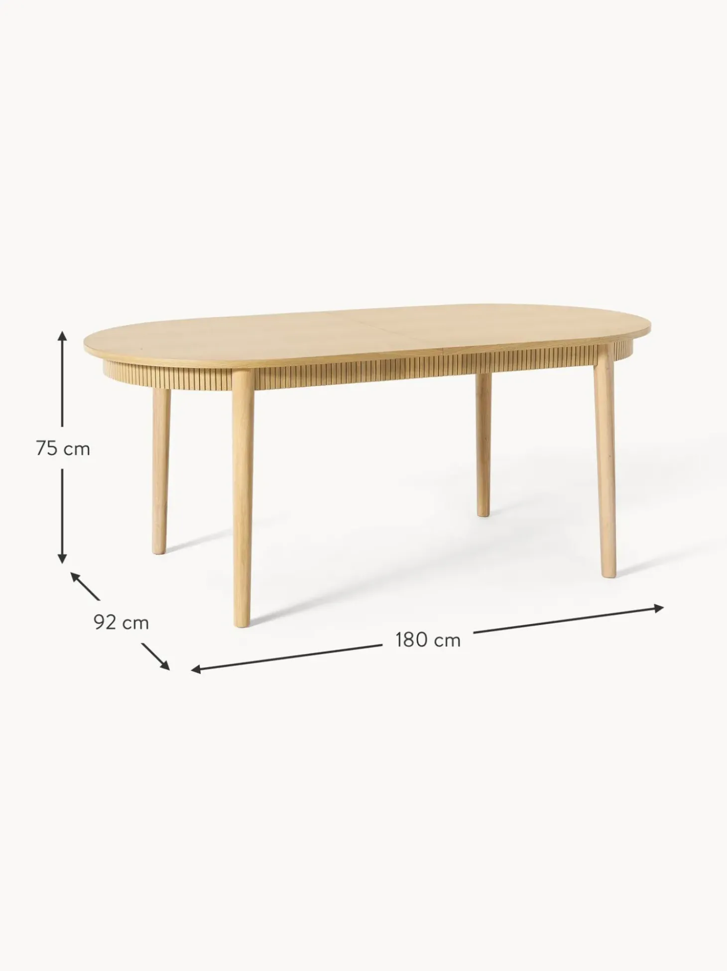 Tavolo Allungabile In Legno Di Quercia Calary