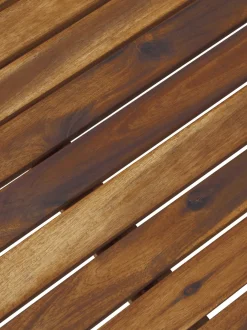 Tavolo Da Giardino In Legno Di Acacia Bo 100 X 60 Cm