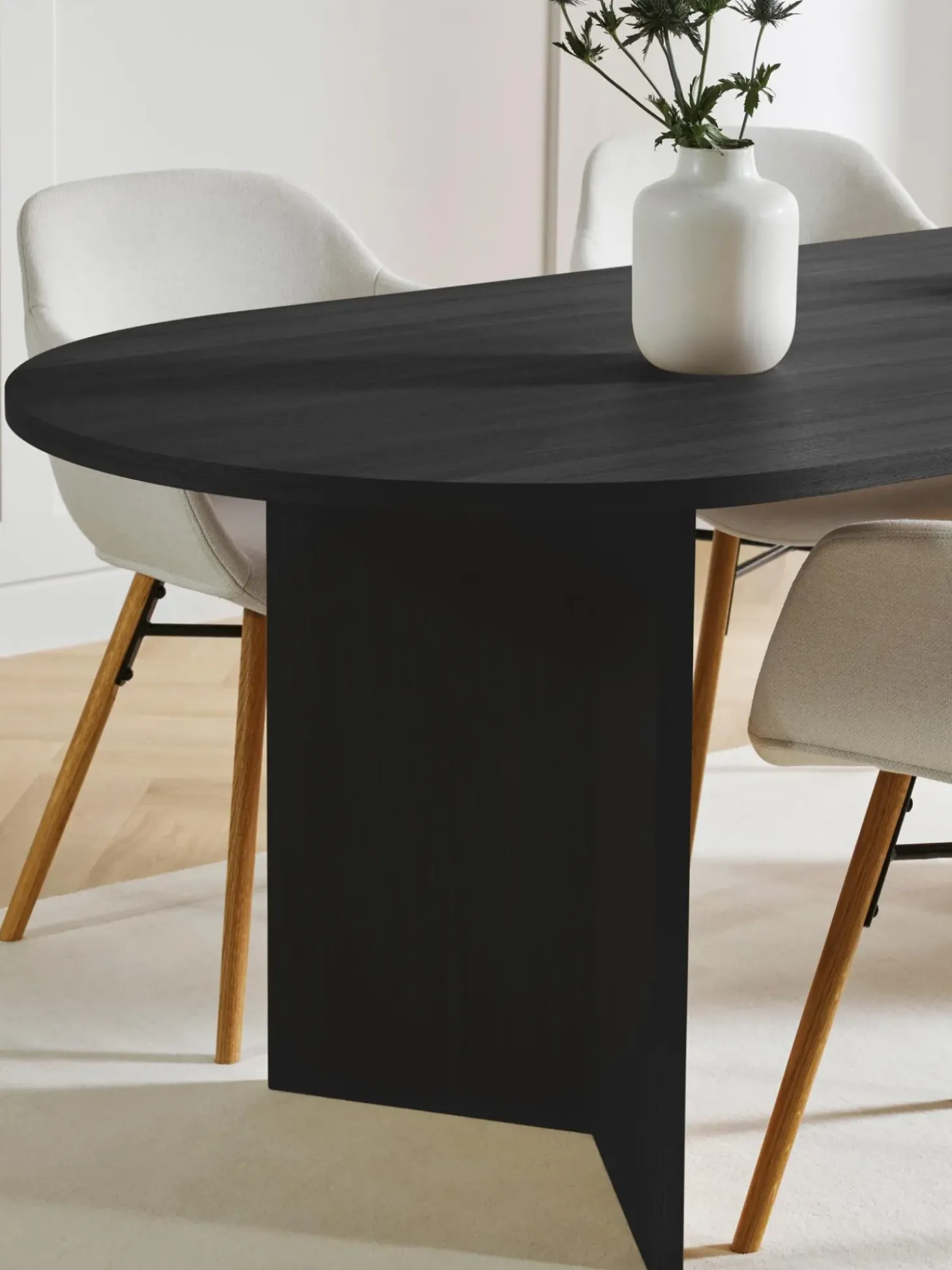 Tavolo Da Pranzo Ovale In Legno Toni, 200X90 Cm