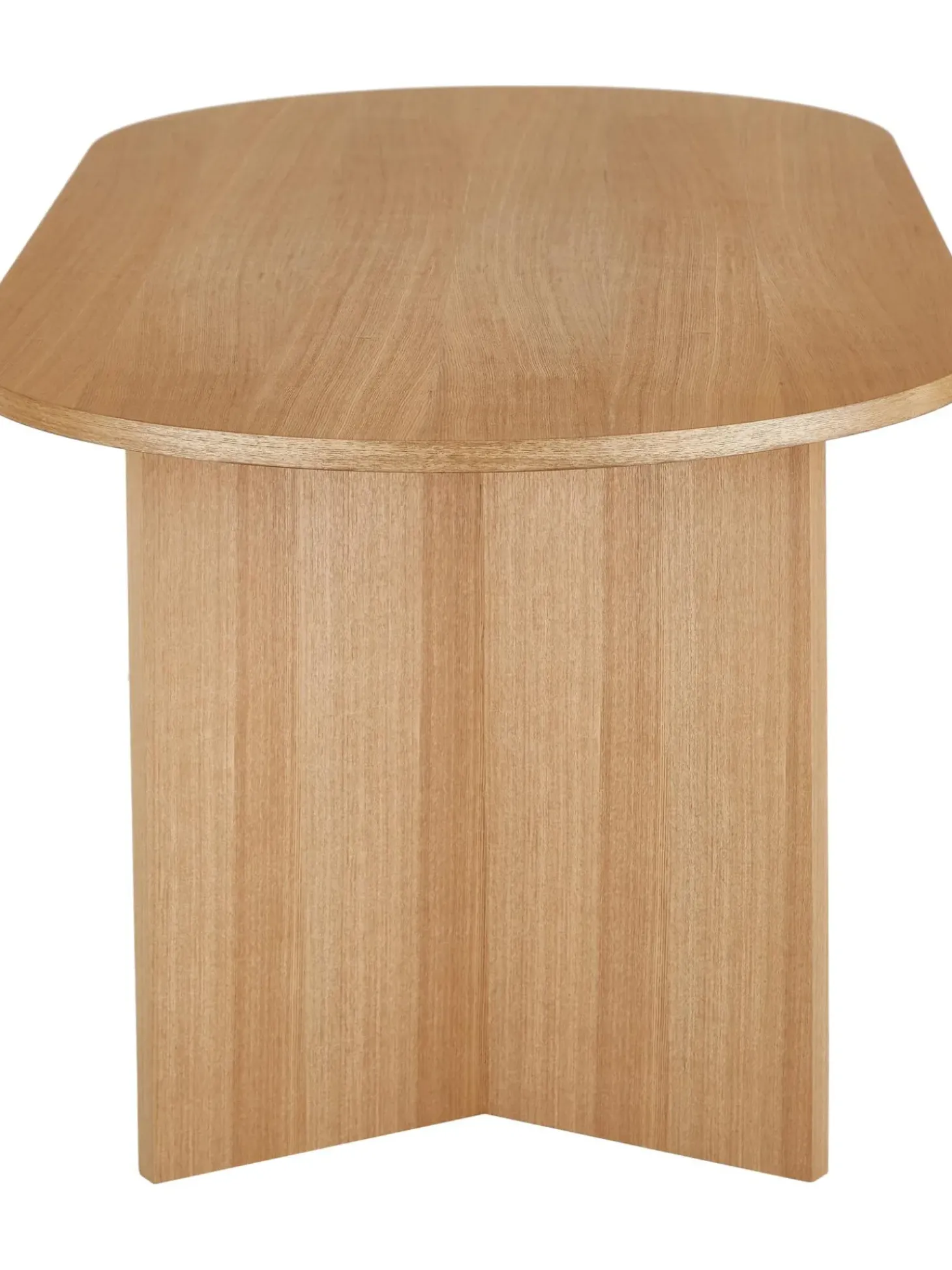 Tavolo Da Pranzo Ovale In Legno Toni, 200X90 Cm