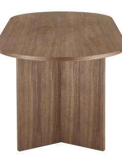 Tavolo Da Pranzo Ovale In Legno Toni, 200X90 Cm