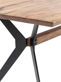 Tavolo In Legno Di Quercia Downtown, In Verie Misure