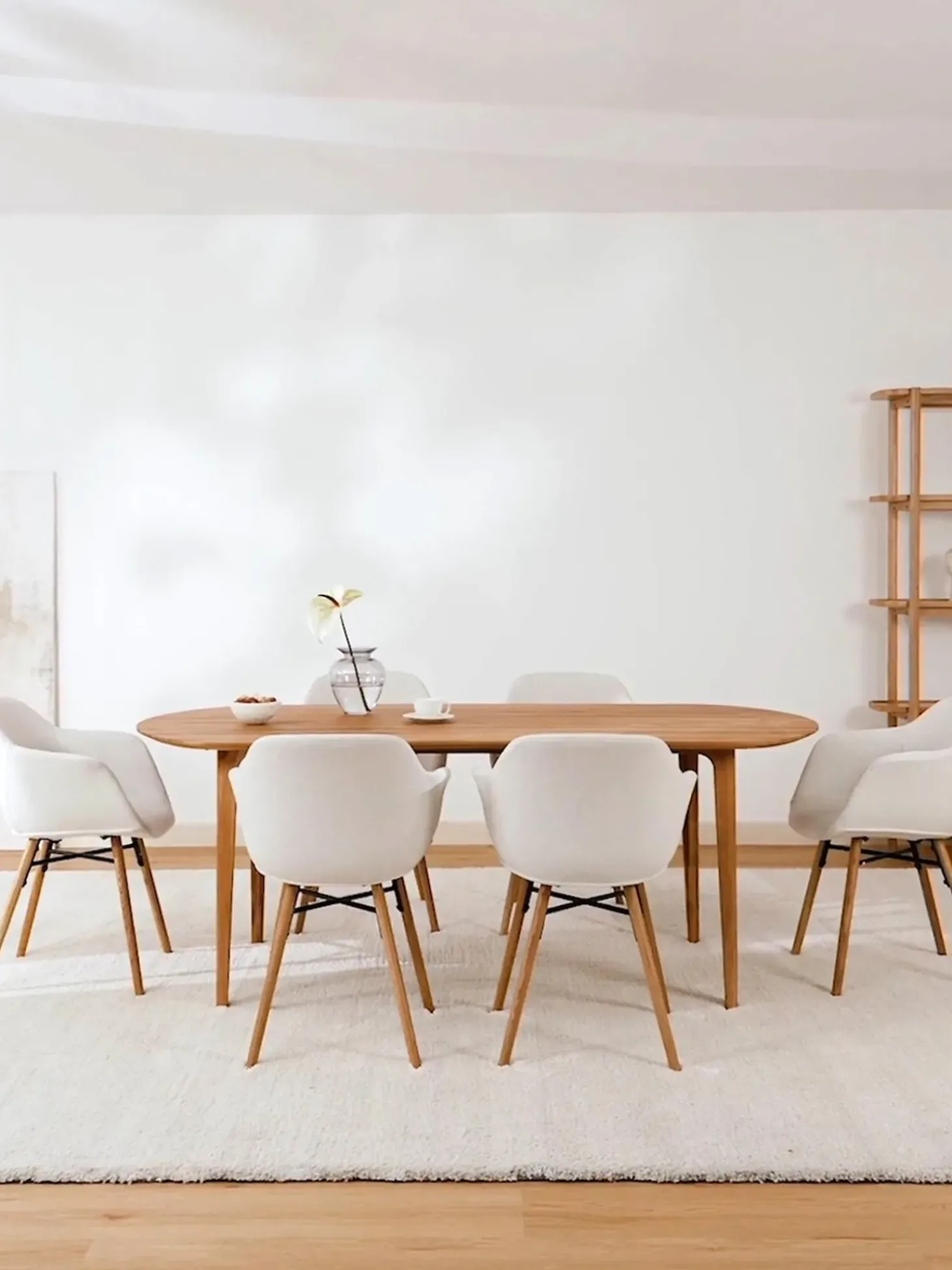 Tavolo Ovale In Legno Di Quercia Archie, 200 X 100 Cm