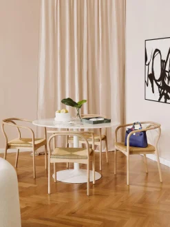 Tavolo Ovale In Marmo Miley, 120 X 90 Cm