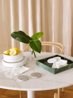 Tavolo Ovale In Marmo Miley, 120 X 90 Cm