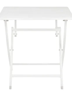 Tavolo Pieghevole Da Giardino Bianco Elin, 70 X 70 Cm