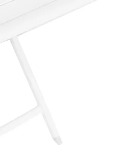 Tavolo Pieghevole Da Giardino Bianco Elin, 70 X 70 Cm