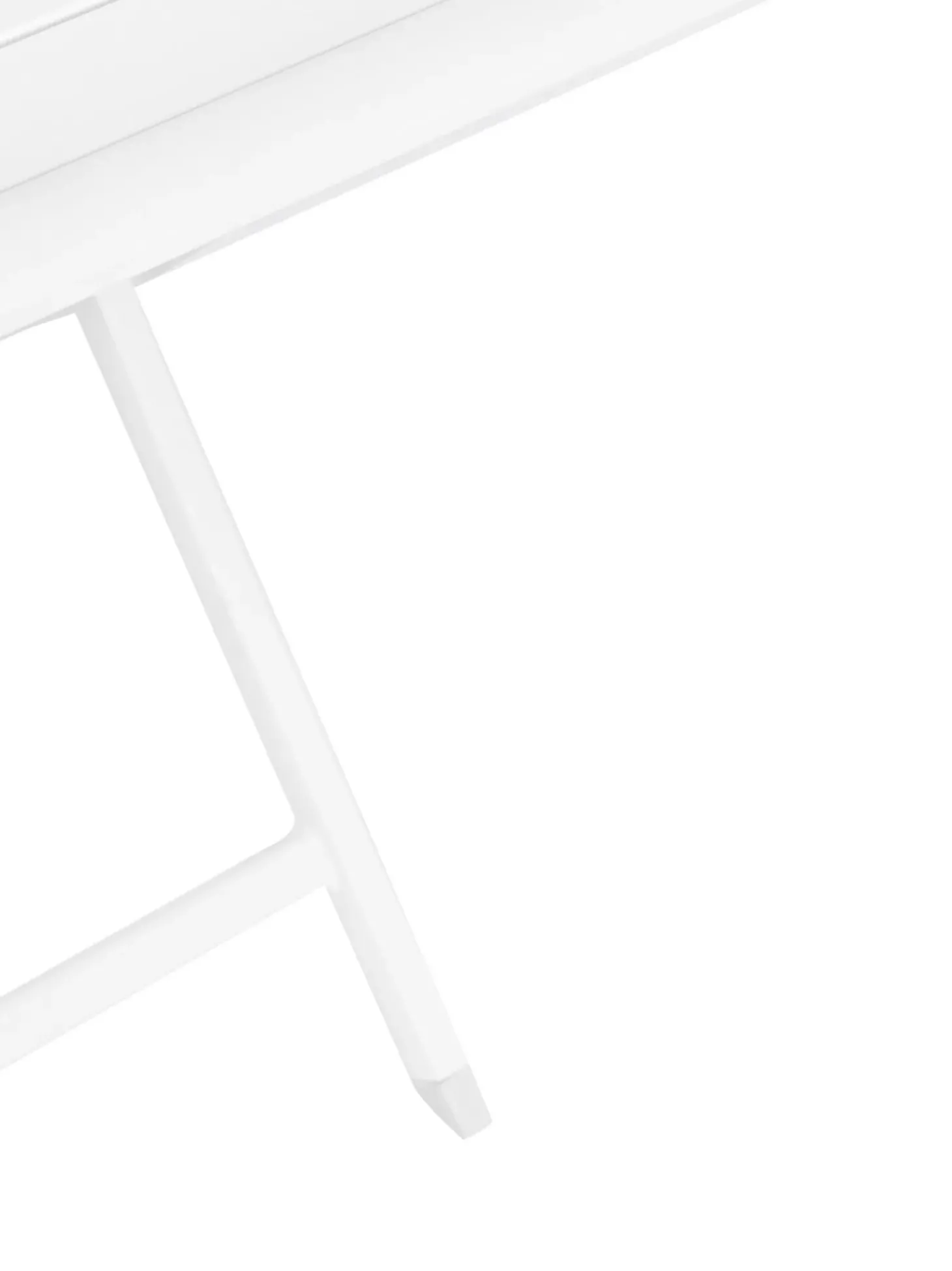 Tavolo Pieghevole Da Giardino Bianco Elin, 70 X 70 Cm