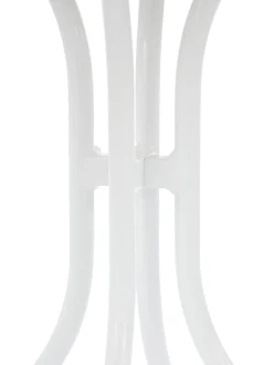 Tavolo Rotondo Da Balcone Con Piano In Legno Di Teak Hard & Ellen