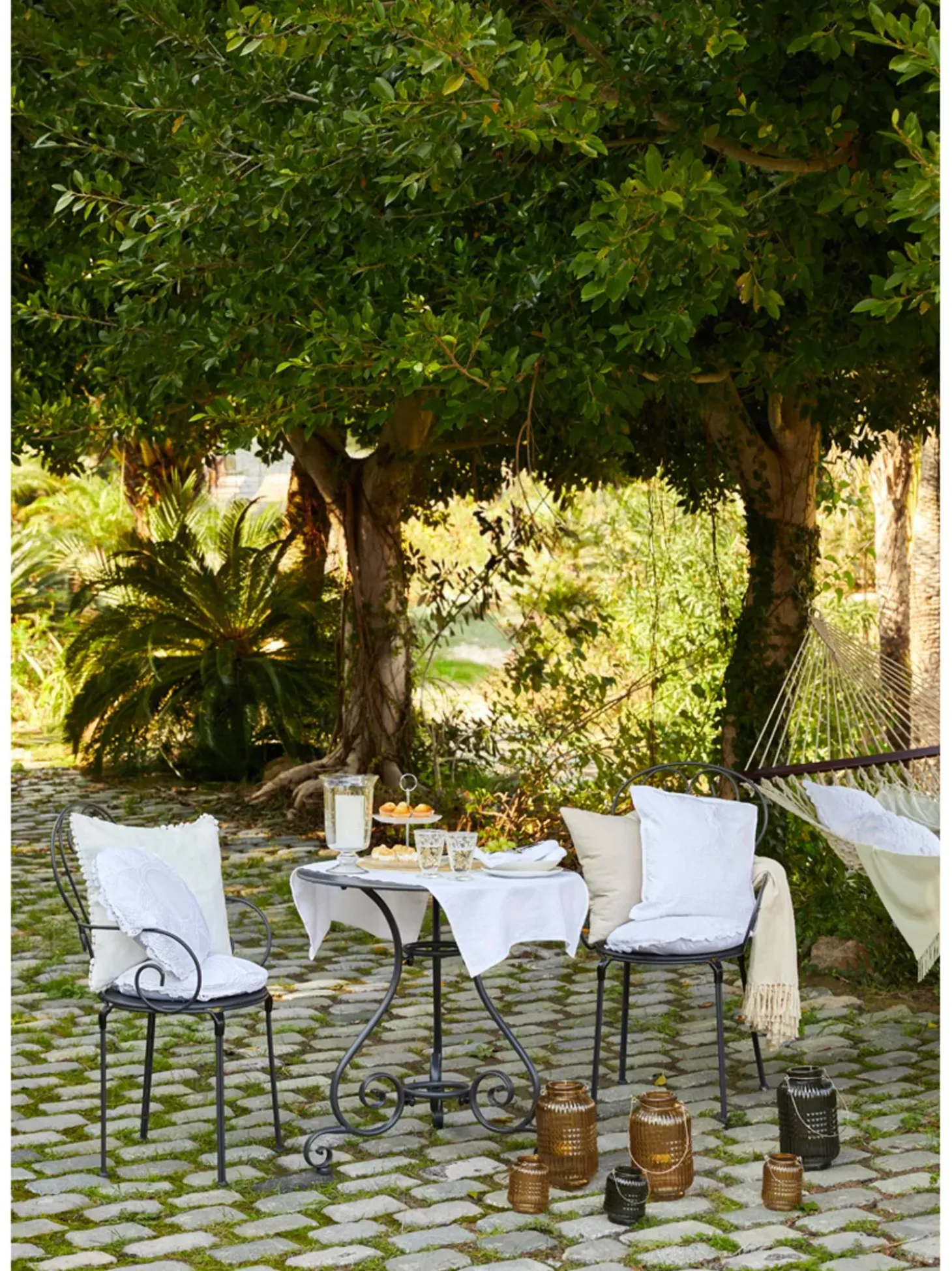 Tavolo Rotondo Da Balcone In Metallo Etienne, O 70 Cm