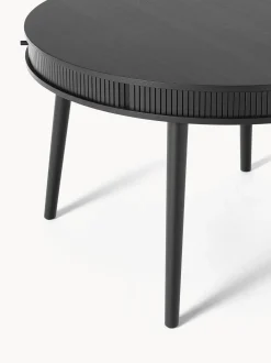 Tavolo-Contenitore Rotondo In Legno Di Quercia Calary