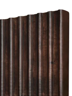 Testiera In Legno Di Mango Con Superficie Scanalata Betty