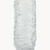 Vaso Alto In Vetro Dalla Superficie Strutturata Maio