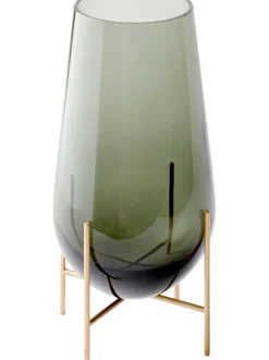 Vaso Da Terra In Vetro Soffiato Echasse