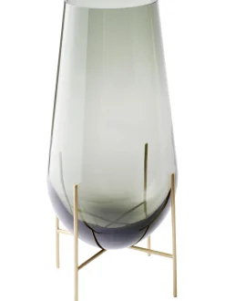 Vaso Da Terra In Vetro Soffiato Echasse