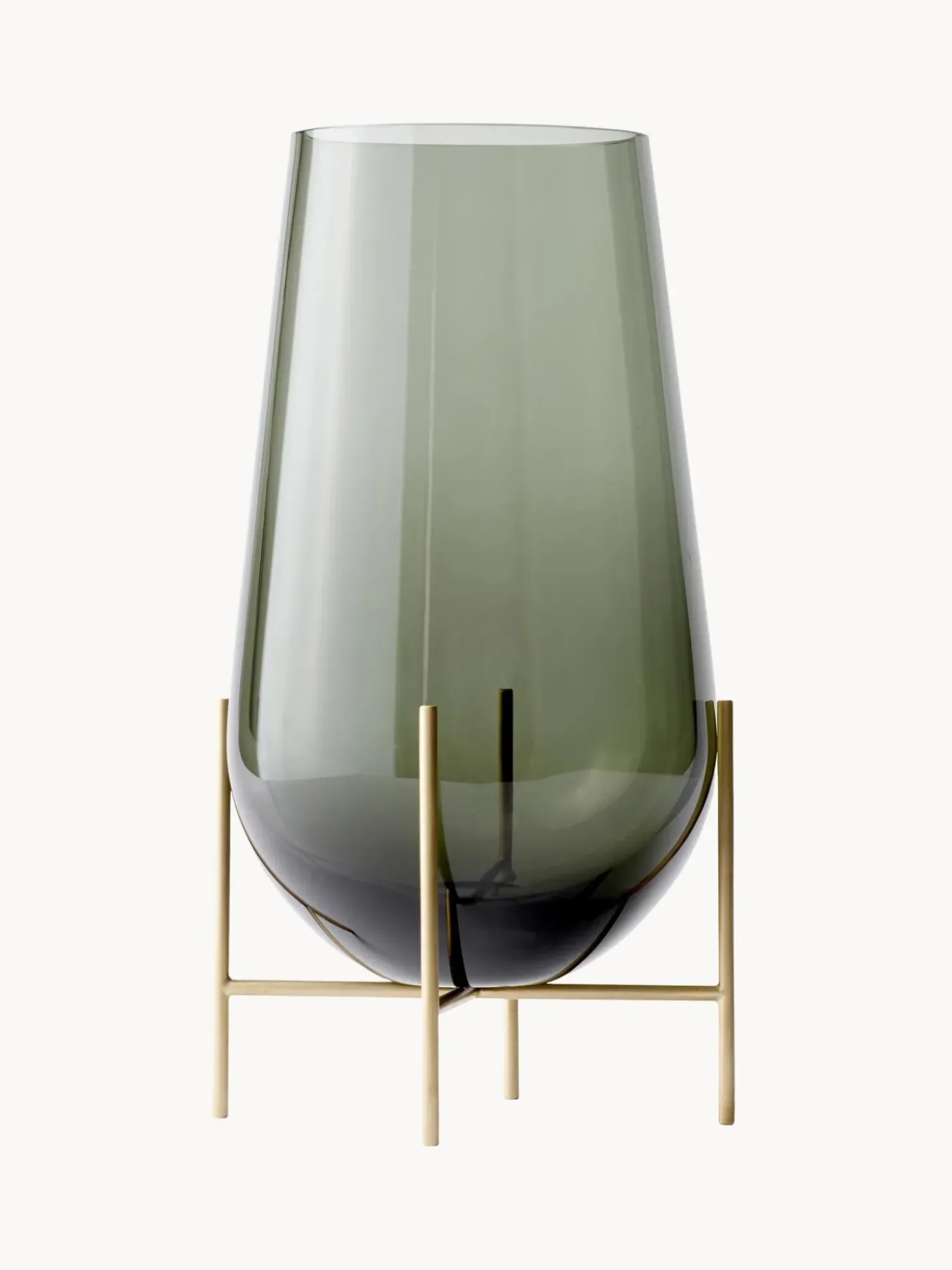 Vaso Da Terra In Vetro Soffiato Echasse