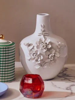 Vaso In Porcellana Di Design Rose