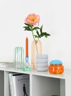 Vaso In Vetro Dipinto A Mano Sweep