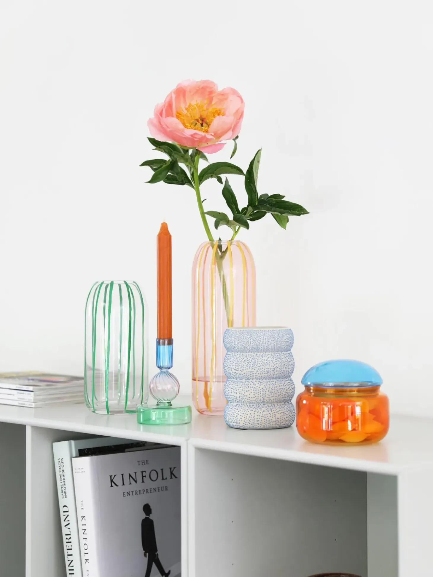 Vaso In Vetro Dipinto A Mano Sweep