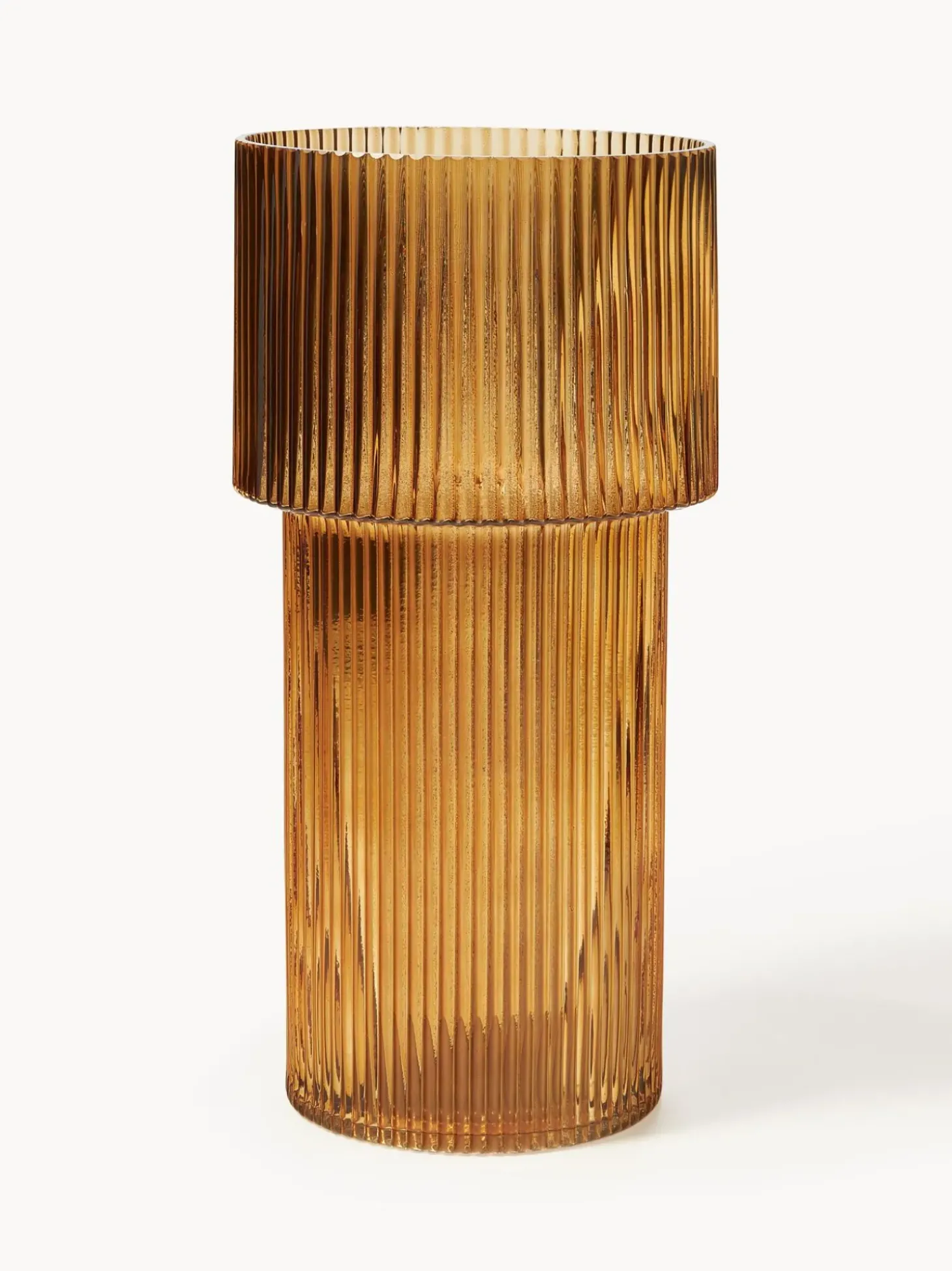 Vaso In Vetro Rigato Lija