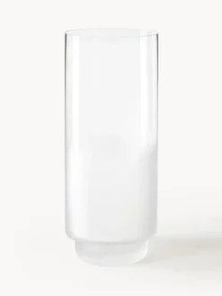 Vaso In Vetro Soffiato Con Sfumatura Milky