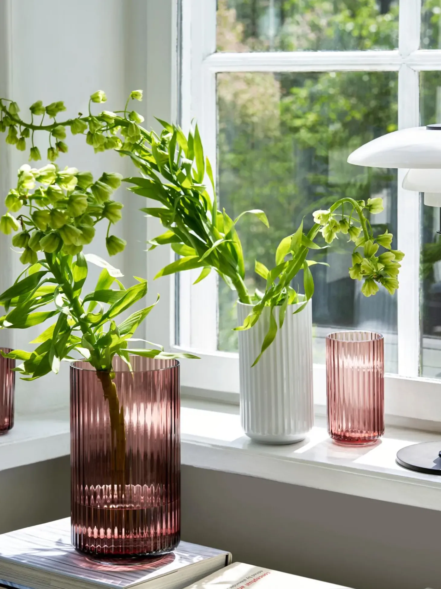 Vaso In Vetro Soffiato Lyngby Alt. 25 Cm