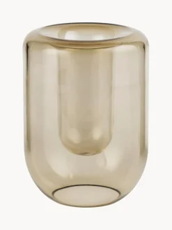 Vaso In Vetro Soffiato Opal, Alt. 20 Cm