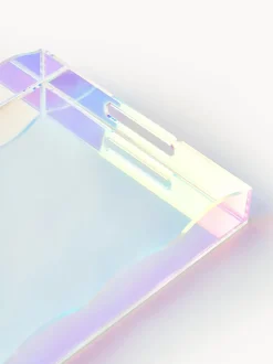 Vassoio Decorativo Con Bordo Ondulato Elsa