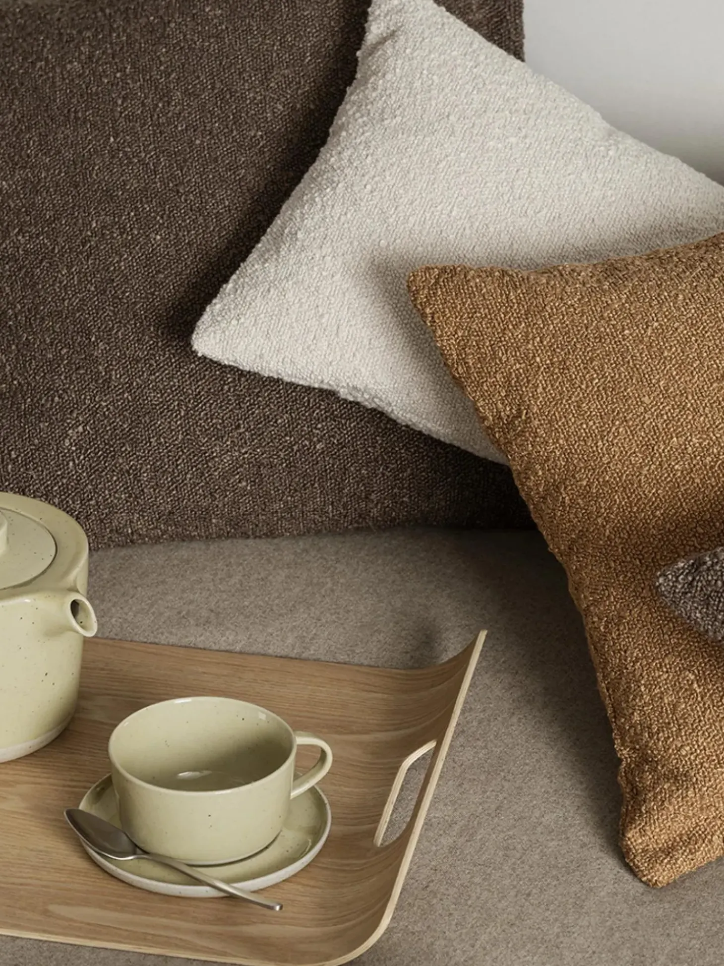 Vassoio Decorativo In Legno Wilo, Larg. 36 Cm