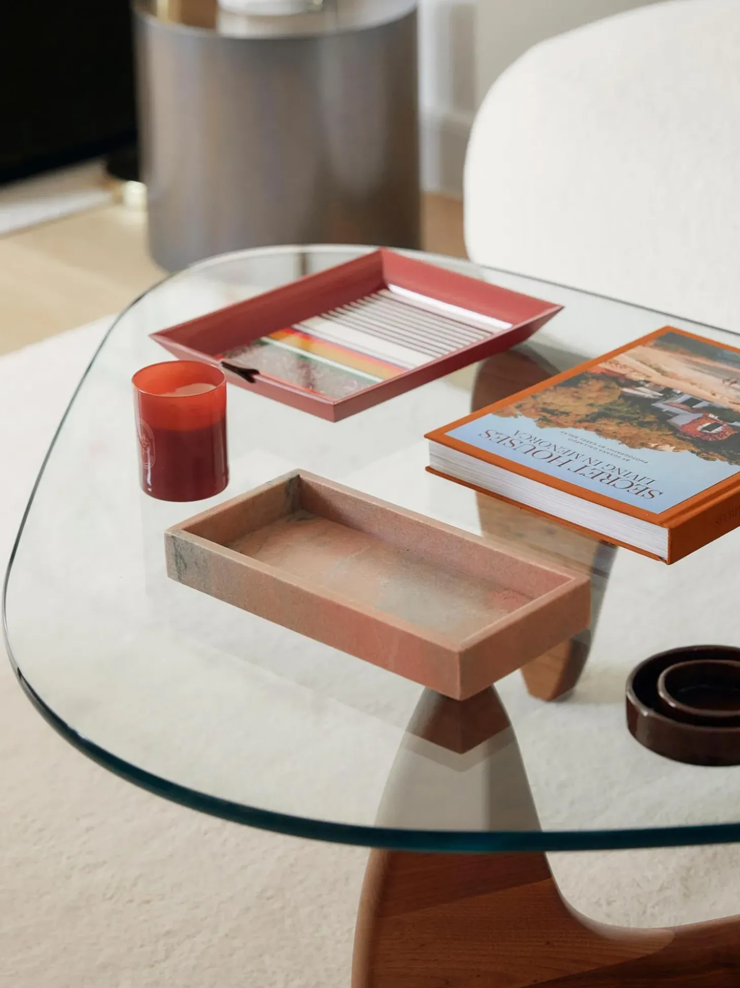 Vassoio Decorativo Piccolo In Marmo Venice