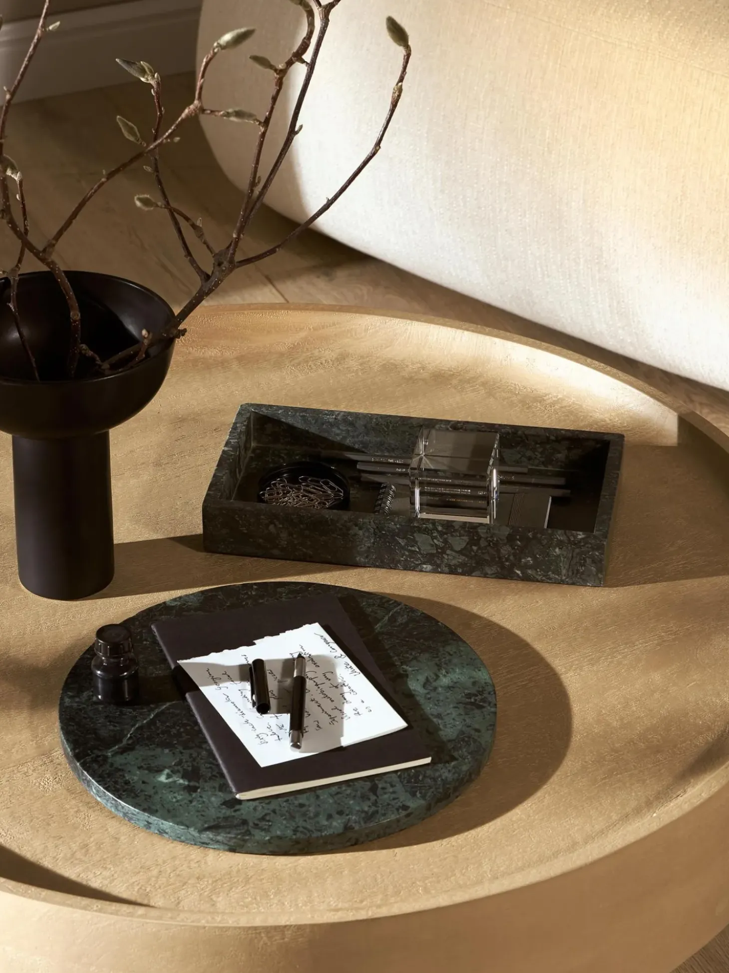 Vassoio Decorativo Piccolo In Marmo Venice