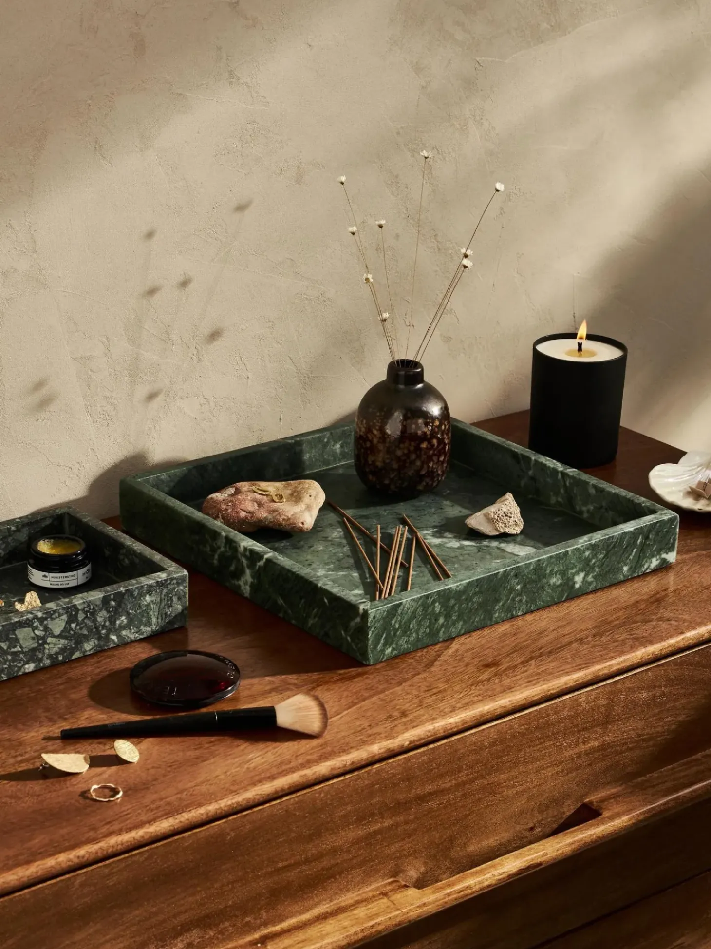 Vassoio Decorativo Piccolo In Marmo Venice