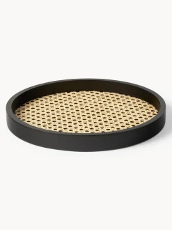 Vassoio Rotondo Decorativo Con Intreccio Viennese Carina