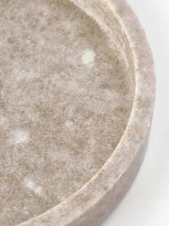 Vassoio Rotondo Decorativo In Marmo Venice